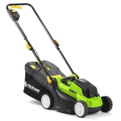Tondeuse sans fil - FIELDMANN - 20V - Coupe 33 cm - Hauteur max 65 mm - Batterie et chargeur non inclus