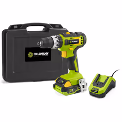 Fieldmann FDUV 70115-A, Perceuse à poignée pistolet, Sans clé, 1300 tr/min, 35 N·m, Batterie, Lithium-Ion (Li-Ion)