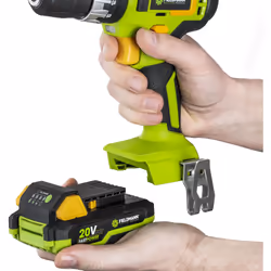 Fieldmann FDUV 70115-A perceuse 1300 tr/min Sans clé Noir, Vert - Vue supplémentaire 6