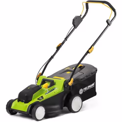 Tondeuse sans fil - FIELDMANN - 20V - Coupe 37 cm - Hauteur max 75 mm - Batterie et chargeur non inclus