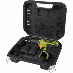 Fieldmann FDV 10252-A perceuse 1350 tr/min Noir, Vert