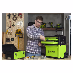 Fieldmann FDN 4150 boite à outils Boîte à outils Métal Noir, Vert - Vue supplémentaire 5