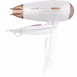 Sencor SHD 7200GD sèche-cheveux 2000 W Or, Blanc