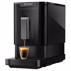 Sencor SES 7018BK, Machine à expresso, 1,1 L, Café en grains, Broyeur intégré, 1470 W, Noir