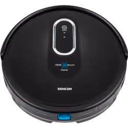 Sencor SRV 6250BK-EUE3, Sans sac, Noir, Rond, 0,475 L, 60 dB, 0,23 L