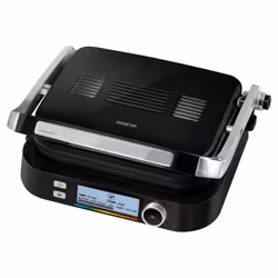 Sencor SBG 6238BK, Noir, Rectangulaire, Boutons, Rotatif, 300 x 250 mm, LCD, 2100 W