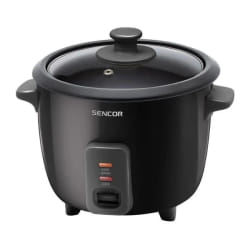 Cuiseur a riz electrique Sencor - SRM 0601BK - Cuiseur a Riz avec Voyants Lumineux, 300 W, Noir