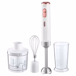 Sencor SHB 9000WH, Mélangeur par immersion, Pileur de glace, Rose, Blanc