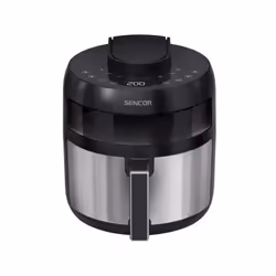 Découvrez la friteuse a air SENCOR SFR 5010BK, offrant une capacité de 5 litres et une puissance de 1500 W. Avec son écran LE ...