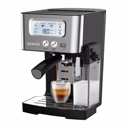 Découvrez la machine a expresso Sencor SES 4090SS, semi-automatique avec pompe de 15 bars. Profitez d'un café parfait grâce a ...