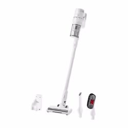 L'aspirateur balai sans fil 2-en-1 SVC 7522WH avec unité manuelle détachable est équipé d'un moteur numérique longue durée de ...