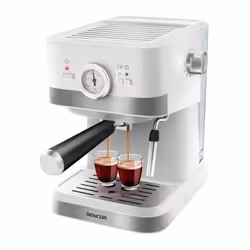 Découvrez la machine a expresso Sencor SES 1720WH, équipée d'une pompe de 20 bars pour un café riche en arômes. Son réservoir ...