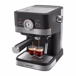 La machine a expresso SENCOR SES 1721BK offre une pression de 20 bars pour un café riche et savoureux. Avec son réservoir amo ...
