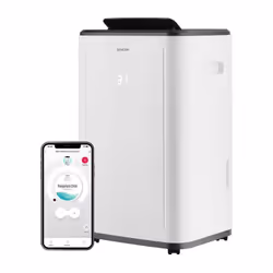 Contrôlez l'humidité de votre maison avec le déshumidificateur mobile intelligent SENCOR SDH 2028WH.