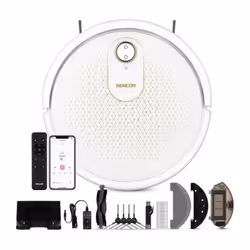 L'aspirateur robot Sencor SRV 4550WH nettoie votre maison en aspirant et en lavant simultanément. Avec sa batterie Li-Ion de  ...