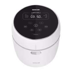 Le cuiseur a riz SENCOR SRM 0670WH offre une capacité de 0,6 L et 8 fonctions de cuisson, y compris un programme Low Carb qui ...