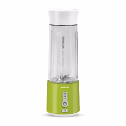 Découvrez le mixeur portable Sencor SBL 131GR, puissant avec 150 W et un récipient de 500 ml. Sa batterie rechargeable offre  ...