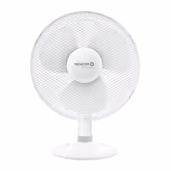 Le ventilateur de bureau Sencor SFE 4037WH-EUE3 offre 3 vitesses, un diametre de lame de 40 cm et une oscillation automatique ...