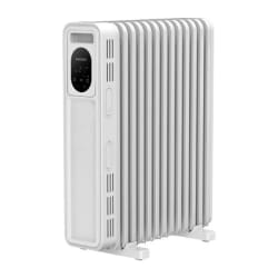 Radiateur électrique bain d'huile - SENCOR - SOH 6213WH - 2500 W - Panneau de commande numérique - Blanc