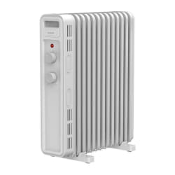 Radiateur électrique bain d'huile - SENCOR - SOH 3413WH - 2500 W - 2 boutons - Blanc