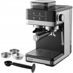 Machine à expresso à broyeur intégré Sencor SES 5000SS - Extraction café froid - Buse vapeur pivotante - 20 bars - Inox