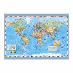 Puzzle 1000 pièces : Carte mondiale politique