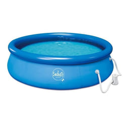 Quick Up Pool - Ensemble de piscine Swing Pool avec pompe de filtration ronde bleu Ø 366 x 076 m