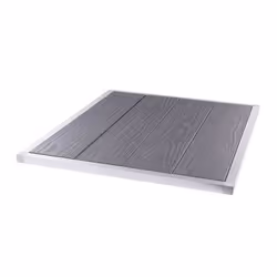 Panneau de douche pour douches de jardin - MOUNTFIELD - Aluminium-plastique - Blanc - 79 x 65 cm