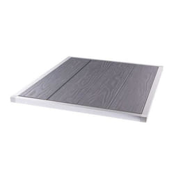 Panneau de douche pour douches de jardin - MOUNTFIELD - Aluminium-plastique - Blanc - 79 x 65 cm