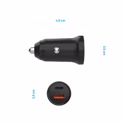 FIXED FIXCC20N-CU-BK chargeur d'appareils mobiles Universel Noir Allume-cigare Charge rapide Auto - Vue supplémentaire 5