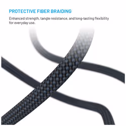 FIXED FIXDB-CCL2-GR câble USB USB 2.0 2 m USB C USB C/Lightning Noir - Vue supplémentaire 5