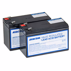 AVACOM AVA-RBC113-KIT, Sealed Lead Acid (VRLA), 2 pièce(s), Noir, Viêt Nam, APC RBC113, 5,4 kg