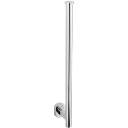 Optima - Cube Way Porte-papier toilette mural en laiton, Chrome (SPI28)