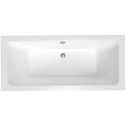 160x75 cm Nora Plus baignoire rectangulaire en acrylique, gauche et droite, sans pieds, blanc (NO1600PLUS) - Siko