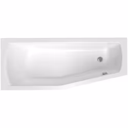 Caractéristiques de Laguna Aneta Baignoire bain douche asymétrique 160x70 cm acrylique positionnement gauche, blanc (AN1600LP ...