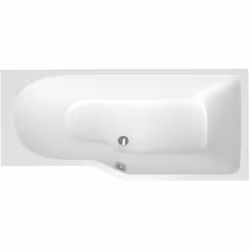Caractéristiques de Laguna Beáta Plus Baignoire bain douche asymétrique 160x80 cm acrylique positionnement droite, blanc (BE1 ...