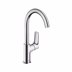 Finition : Chromé ComfortZone 210 bec orientable Longueur 154 mm bec orientable à 120° jet jet normal débit sous 3 bars: 5 l/ ...