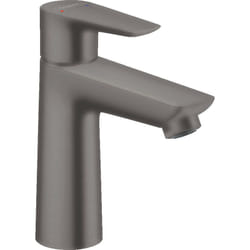Talis e mitigeur de lavabo 110, avec tirette et vidage, noir chromé brossé (71710340) - Hansgrohe