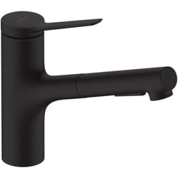Zesis M33 Mitigeur de cuisine 150 avec douchette extractible 2 jets, Noir mat (74800670) - Hansgrohe