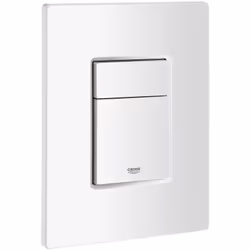 Caractéristiques de la Plaque de commande WC, Blanc alpin, Skate Cosmopolitan (38732SH0) : Plaque de commande WC Double touch ...