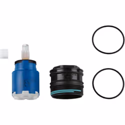 Cartouche Ø 35 mm GROHE SilkMove® avec système d'étanchéité céramique avec limiteur de température Limiteur de débit ajustabl ...