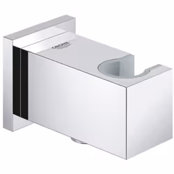 Caractéristiques du Coude à Encastrer 1/2 Pouces, Chrome, Grohe Euphoria Cube (26370000) : Avec support mural pour douchette  ...