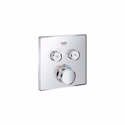 A combiner impérativement avec : GROHE Rapido SmartBox 35 600 000 Rosace murale en métal avec GROHE QuickFix , ajustable rétr ...
