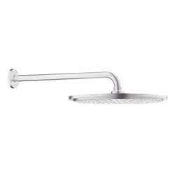 Constitué de: Douche de tête Rainshower Ø 310 mm (27 478 000) Bras de douche Rainshower 380 mm (28 361 000) GROHE EcoJoy débi ...