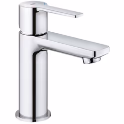 Monotrou sur plage Levier de commande métallique GROHE SilkMove Cartouche en céramique 28 mm avec limiteur de température GRO ...