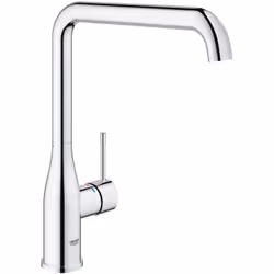 Bec haut Monotrou sur plage GROHE StarLight chrome éclatant et durable GROHE SilkMove Cartouche en céramique 28 mm Bec tube p ...