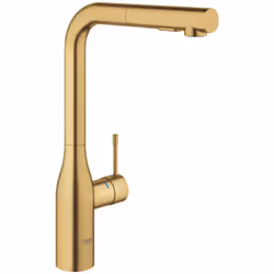 Bec haut Monotrou sur plage GROHE StarLight chrome éclatant et durable GROHE SilkMove Cartouche en céramique 28 mm Limiteur d ...