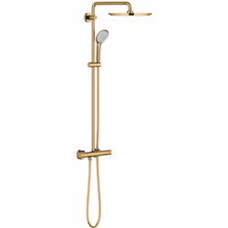 Finition : Cool Sunrise Euphoria System 310 colonne de douche avec thermostatique pour montage mural Composé de : Bras de dou ...