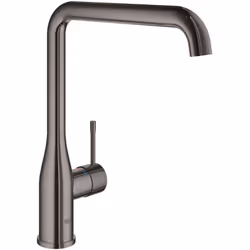 Bec haut Monotrou sur plage GROHE StarLight chrome éclatant et durable GROHE SilkMove Cartouche en céramique 28 mm Bec tube p ...