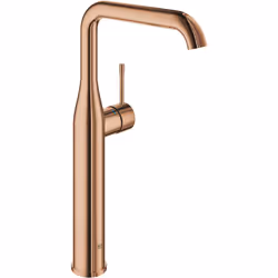 Finition : Warm Sunset Essence, mitigeur monocommande, 1/2' pour lavabo Taille XL Monotrou sur plage Version rehaussée GROHE  ...